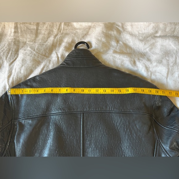 Marc New York Andrew Marc Large Black Lambskin Leather - Picture 10 of 12